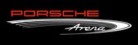 Logo Porsche-Arena mit schwarzem Hintergrund